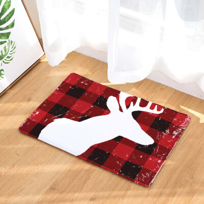 

Tailored Christmas Home Non Slip Door Floor Mats Hall Rugs Kitchen Bathroom Carpet Decor