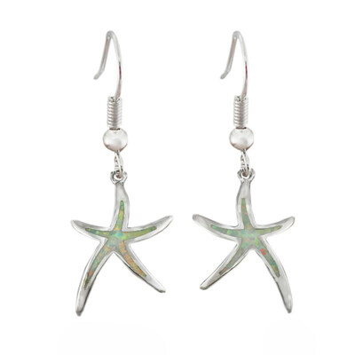 

Fashion Women Girls Starfish Dangle Ear Drop Hook Earrings Beach Jewelry Gift