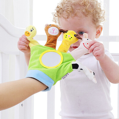 

Tailored Glove Puppet Plush Finger Cartoon Doll Story Telling Parent-Child Interaction GN