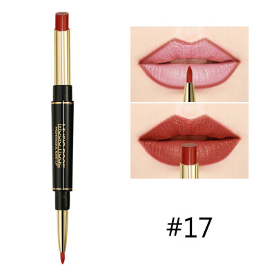 

12 Color Double Head Velvet Lips Pigment Lipstick Matte Lipstick Cosmetic Waterproof Long Lasting Moisturizing Makeup