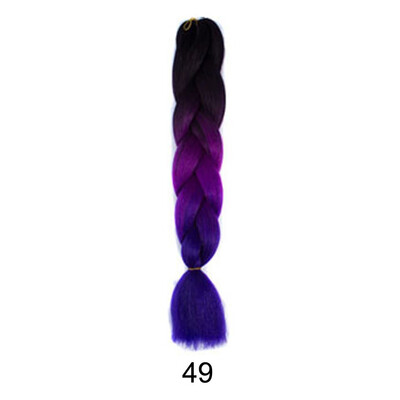 

Gobestart 1PC New Fashion Womens Gradient Long Braid Wavy Party Wigs