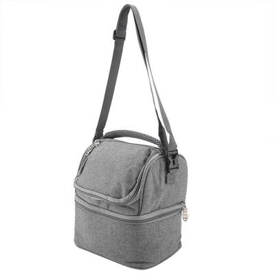 

Greensen 7L Portable Double Layers Insulated Bento Bag Lunchbox Tote for School Office Picnic