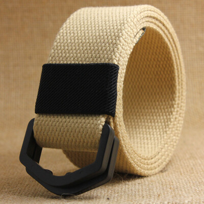 

High quality Mens & Womens Belt Anti Allergy Canvas Waistband D-ring Casual Webbing belts Jeans Fashion Unisex Waist Belt