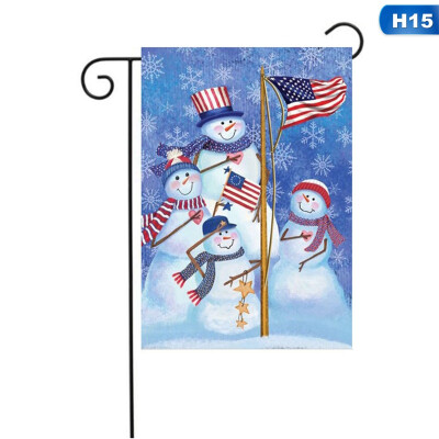 

Christmas Garden Flag Polyester Winter Flag Decor For Home Outdoor Yard