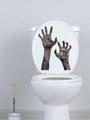 

Halloween Ghost Hand Pattern Wall Sticker