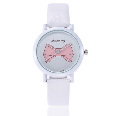 

New student ladies belt watch bow belt