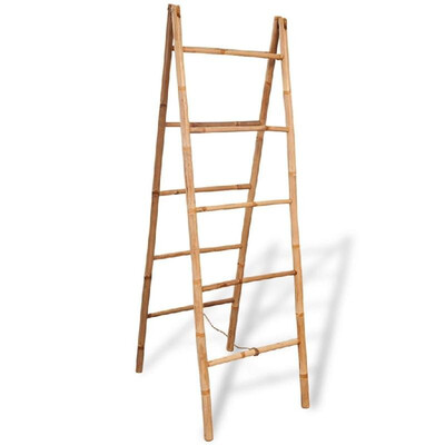 

Double Towel Ladder with 5 Rungs Bamboo 197"x63"