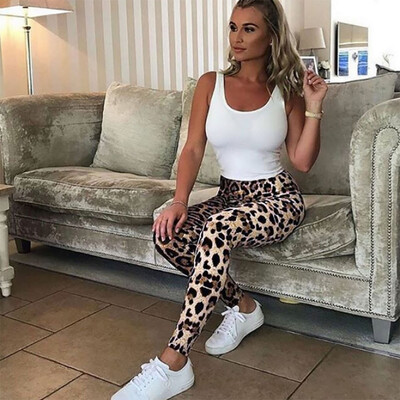

Tailored Womens Leopard Print Leggings Fitness Sports Gym Running Yoga Athletic Pants