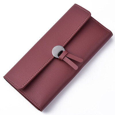 

Tailored Women Fashion Leather Wallet Leisure Clutch Bag Long Purse