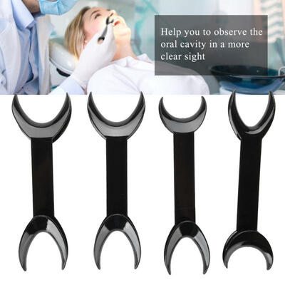 

Greensen 4 PCS Size SmallLarge Dental T-Shape Intraoral Lip Retractor Orthodontic Mouth Opener