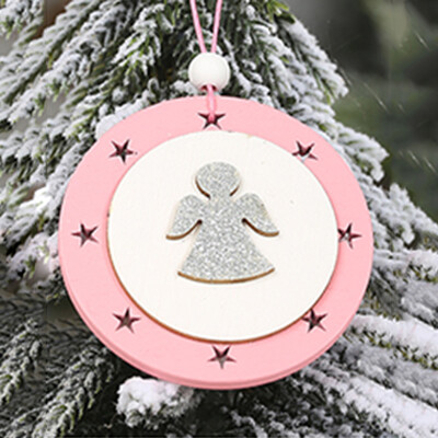 

Christmas Pentagram Lantern Hanging Decor Star Topper Ornaments Party Wooden