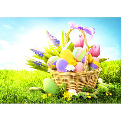 

5D DIY Full Drill Diamond Painting Color Easter Egg Cross Stitch Embroidery