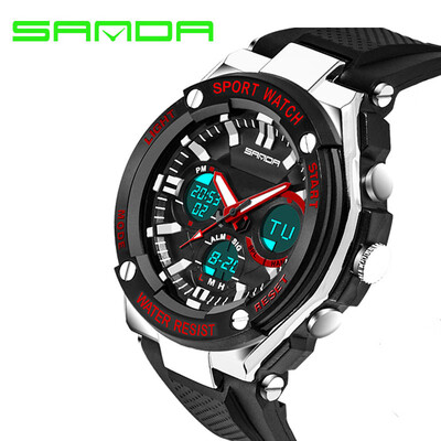 

Big dial outdoor cool tide youth mens waterproof student watch