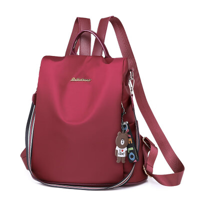 

Anti-theft backpack female tide bag fashion wild Oxford cloth canvas bag small backpack female