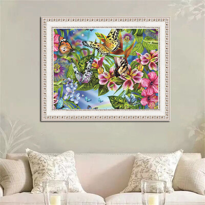 

Toponeto 5D Embroidery Paintings Rhinestone Pasted DIY Diamond Painting Cross Stitch