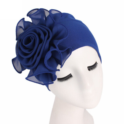 

Women Casual Beanie Head Scarf Turban Cap Flower Muslim Cancer Chemo Hat Cover