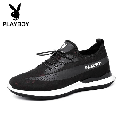 

Playboy PLAYBOY fashion running casual shoes mens low-cut slip non-slip wild DS81052 black jujube 44