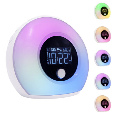 

〖Follure〗Wake Up Light Bluetooth Speaker Table Lamp Alarm Clock Night Light Lamp