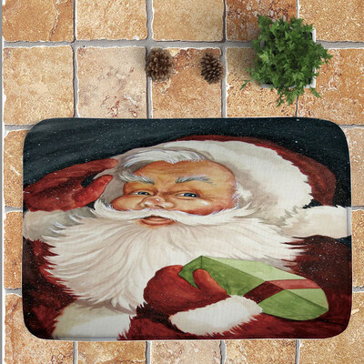

Toponeto Merry Christmas Welcome Doormats Indoor Home Carpets Decor 40x60CM