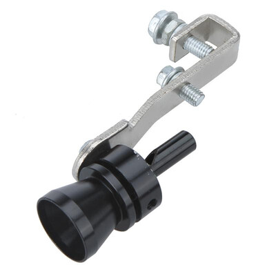 

Turbo Sound Whistle Exhaust Pipe Tailpipe Blow-off Valve Aluminum Size  Black