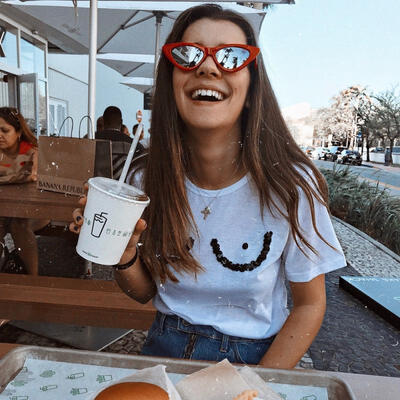 

Women Funny Mimi Chest Sequins T-Shirt Short Sleeve Tank Blouse Slim Sportwear