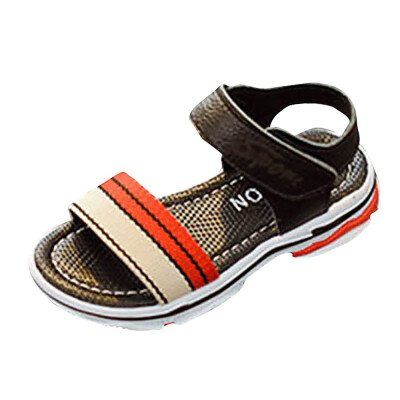 

Children Kids Infant Girls Boys Striped Letter Print Sport Sandals Casual Shoes