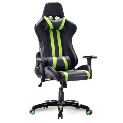 

Racing Style High Back Reclining Gaming Chair -Green