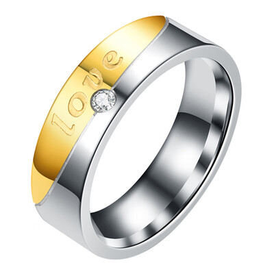 

Couple Stainless Steel Rings Forever Love Ring Gold Silver Rings Jewelry