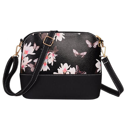 

Women Printing Shoulder Bag PU Leather Purse Satchel Messenger Bag