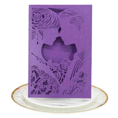 

Siaonvr 20PC Delicate Carved Romantic Wedding Party Invitation Card Envelope