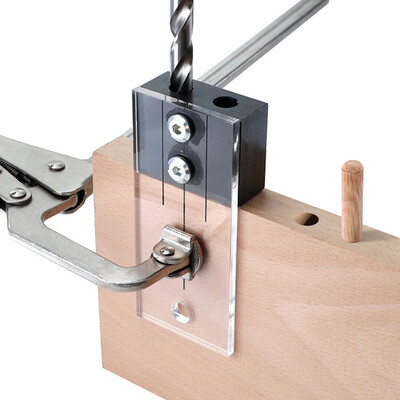 

Woodworking Hole Hole Fixture Vertical Drilling Positioning Tool 12 4mm Set