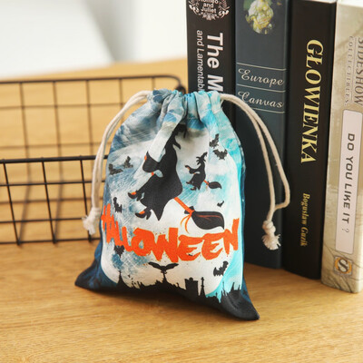 

Toponeto Halloween Cute Witches Candy Bag Packaging Children Party Storage Bag Gift