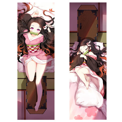 

Ailin Online Demon Slayer Throw Body Pillow Case Double-Sided Different Anime Characters Pillow Cover for Home Sofa Decor