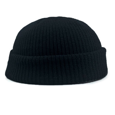 

Korean Fashion Men39S Knitted Hats & Caps Wool Beanie Hat Outdoor Winter Warm Brimless Street Cap