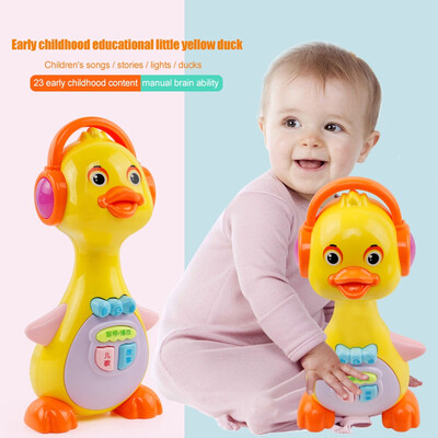 

1 Pc Cute Electric Cartoon Light Music Playing interest Story Machine Children Early Educational Baby Musical Toys Funny Games