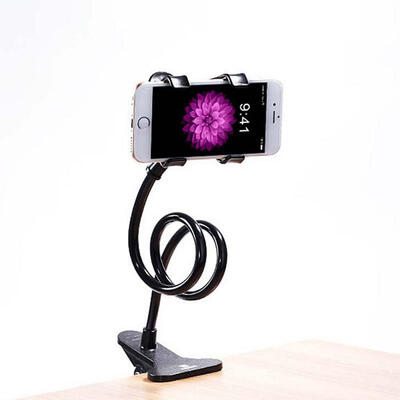 

Universal Gooseneck Phone Clamp Rotatable Mobile Holder For 7 Inch Cellphone