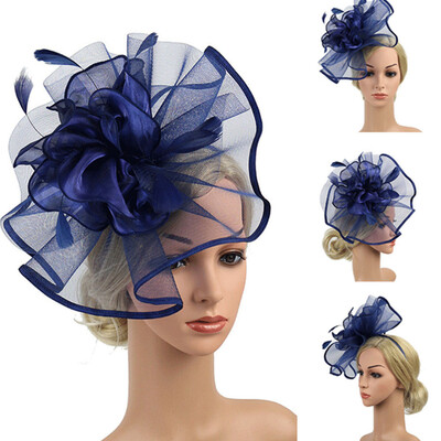 

Womens Sinamay Fascinator Cocktail Party Hat Wedding Church Kentucky Derby Dress
