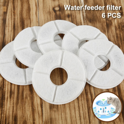 

61218Pcs Filter Activated Carbon Filters Replacement for Fountain Cat Dog Pets Drink Water