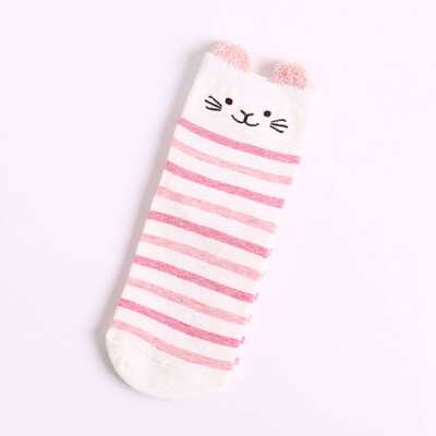 

Christmas SocksWomen Grils Unicorn Bear Cat Cartoon Socks Cotton Animal Tube Socks Stocking Christmas Socks