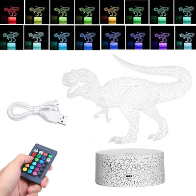 

3D Helmet Led Night Light Illusion Lamp Color Changing Lights Bedside Table Desk Lamp with Touching & Remote Control for Kids Gift