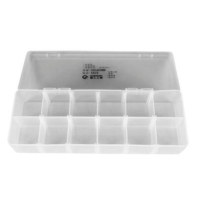 

Penggong Durable Transparent Component Storage Box Plastic Case Organizer