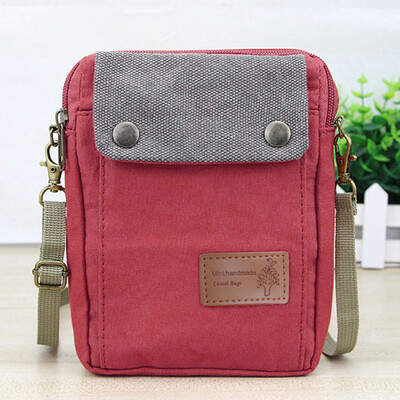 

Tailored New Multifunction Canvas Mobile Phone Shoulder Bag Ladies Messenger Bag Wallet