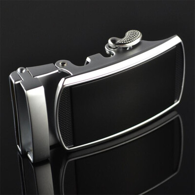 

Fashion Mens Business Alloy Automatic Buckle Unique Men Plaque Belt Buckles for 35cm Ratchet Men Apparel Accessories g1