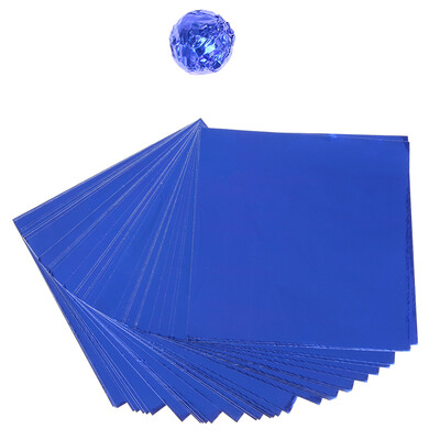 

100pcs Foil Candy Package Paper Chocolate Aluminum Candy DIY Package Paper