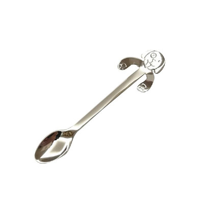 

Cute Puppy Spoon 304 Stainless Steel Teaspoon Long Handle Coffee Spoons Sugar Dessert Appetizer Seasoning Bistro Flatware Hanging