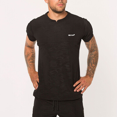 

Toponeto Mens Summer New Style Fashion Sports Fitnes Breathable Short Sleeves Blouse Top