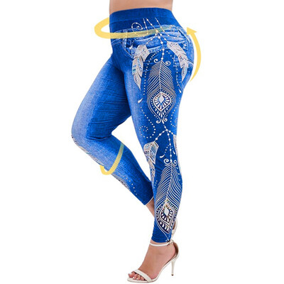 

Tailored Womens Fashion Printed Legging High Waist Leggings Tights Pencil Pants