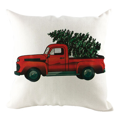 

Siaonvr Christmas Pillow Cover Pillowcases Decorative Sofa Cushion Cover Home Decoration