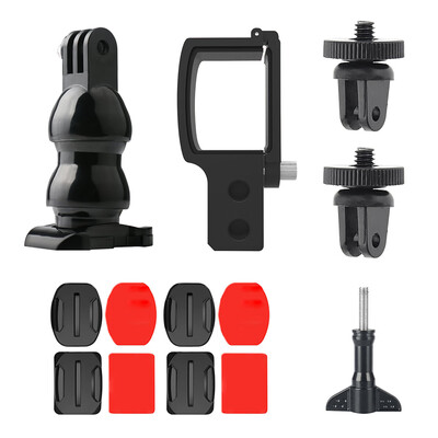 

Action Camera Helmet Mount Buckle Plate Mini Bracket Adapter & Long Screw Camera Holder Kit for DJI OSMO Pocket Stabilizer G