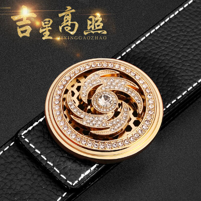 

Rotating whirlwind belt mens suede leather fashion smooth buckle leather belt net red explosion mens belt spot